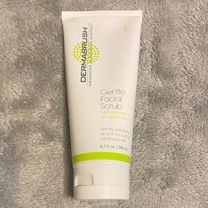 DERMABRUSH Gentle Facial Scrub - White with Lime Green Accents
